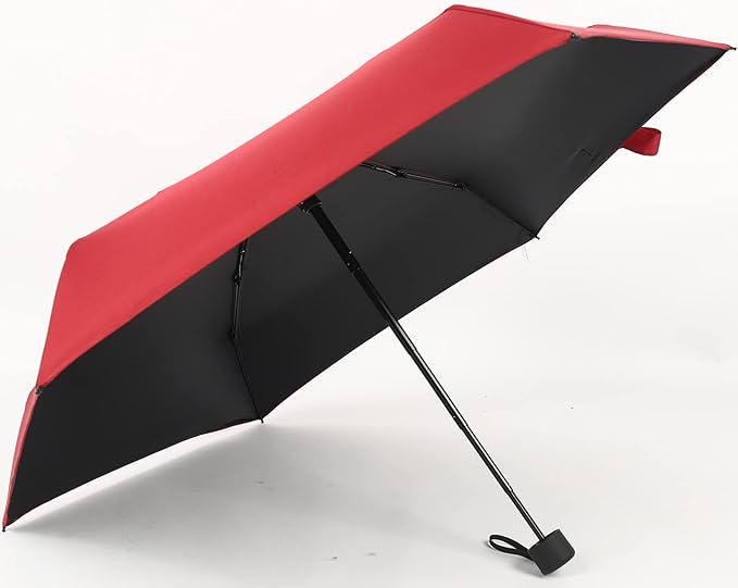 GAOYAING Compact Travel Umbrella with Case Sun&Rain Lightweight Small and Compact Suit for Pocket