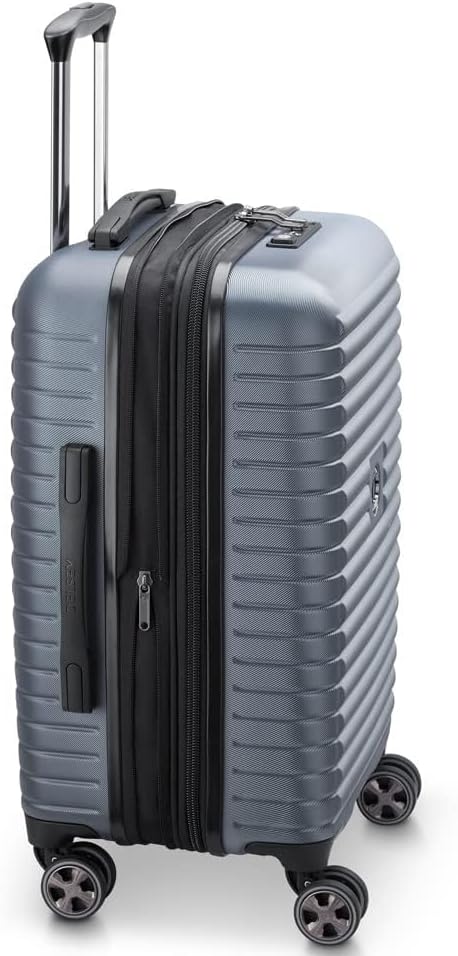 DELSEY PARIS Cruise 3.0 Hardside Expandable Luggage with Spinner Wheels, Graphite, Carry on 20 Inch