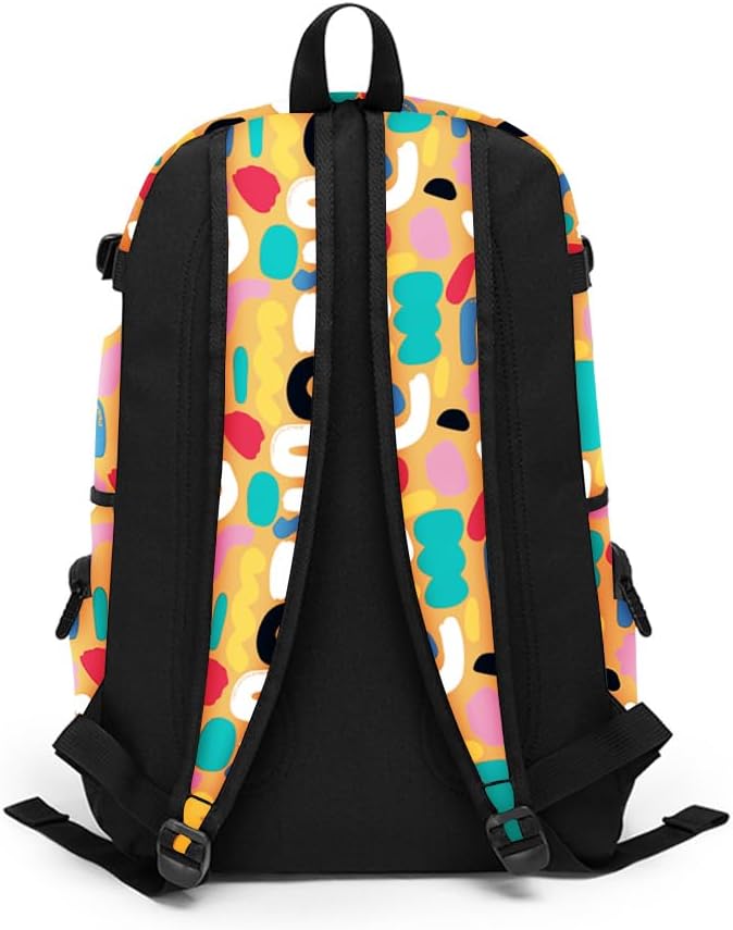 rickyh style School Backpack Travel Bag for Men & Women Lightweight College Back Pack with Laptop Compartmen