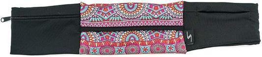 3 Pocket Adjustable Running Belt Waist Pack, Fanny Pack For Working Out With Sweat Resistant Backing, Holds All iPhone Models