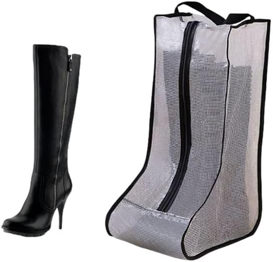 Portable 2 Pack Boots Storage,Tall Boots Storage/Protector Bag,Black Portable waterproof storage bags are used for travel storage,under the bed,wardrobe, shoe cabinet and other home storage