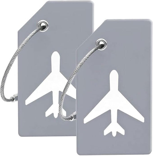 Silicone Luggage Tag with Name ID Card Perfect to Quickly Spot Luggage Suitcase