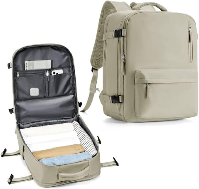 WONHOX Large Travel Backpack Carry on Flight Approved Laptop Work Business Backpack for Women Men Mochila de Viaje