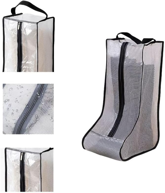 Portable 2 Pack Boots Storage,Tall Boots Storage/Protector Bag,Black Portable waterproof storage bags are used for travel storage,under the bed,wardrobe, shoe cabinet and other home storage