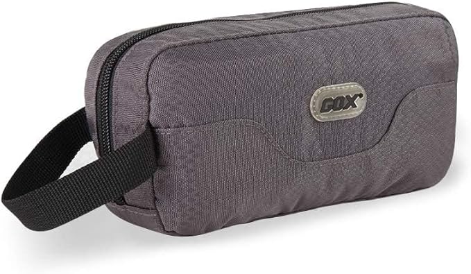 GOX Travel Toiletry Bag for Men Small Toiletry Pouch Orange Dopp Kit Mens Nylon Shave Bag Boys Hanging Toiletry Travel Bag Mini(Grey)