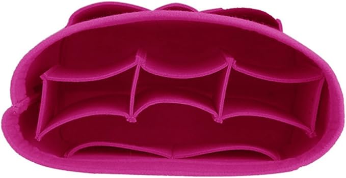 ZTUJO Purse Organizer Insert, Felt Bag Organizer For Handbag Purse Organizer,13 Colors, 6 Size (Medium, Rose)