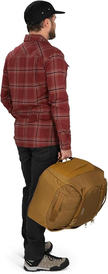 Osprey Sojourn Porter 46L Travel Backpack - Carry-On Compliant Luggage with StraightJacket Compression and Padded Laptop Sleeve - Durable Pack for International or Urban Travel, Graphite Purple