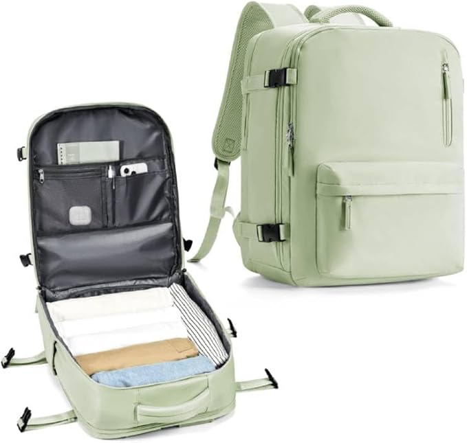 WONHOX Large Travel Backpack Carry on Flight Approved Laptop Work Business Backpack for Women Men Mochila de Viaje