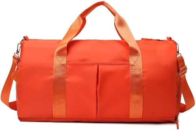 Men and Women's Travel Bag With Shoe Compartment Sports Tote Gym Bag Weekender Overnight Shoulder Bag