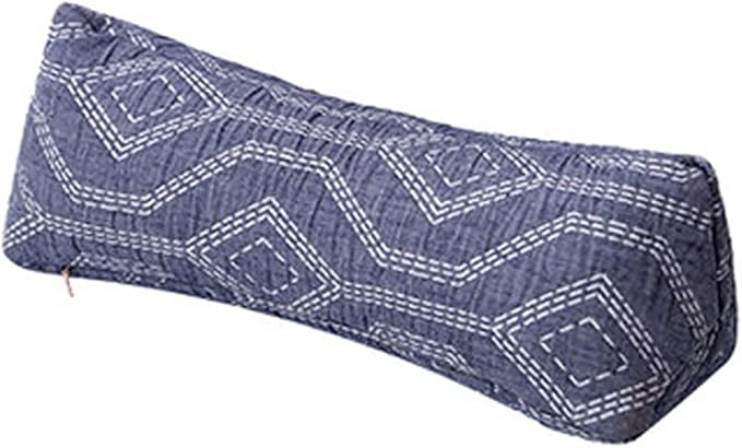 Neck & Cervical Pillows, Buckwheat Pillow Cervical Neck Roll Pillow Buckwheat Hulls Filling Cooling Round Pillows Lunch Break Buckwheat Pillow Office Waist Support Organic Buckwheat Pillow ( Color : A