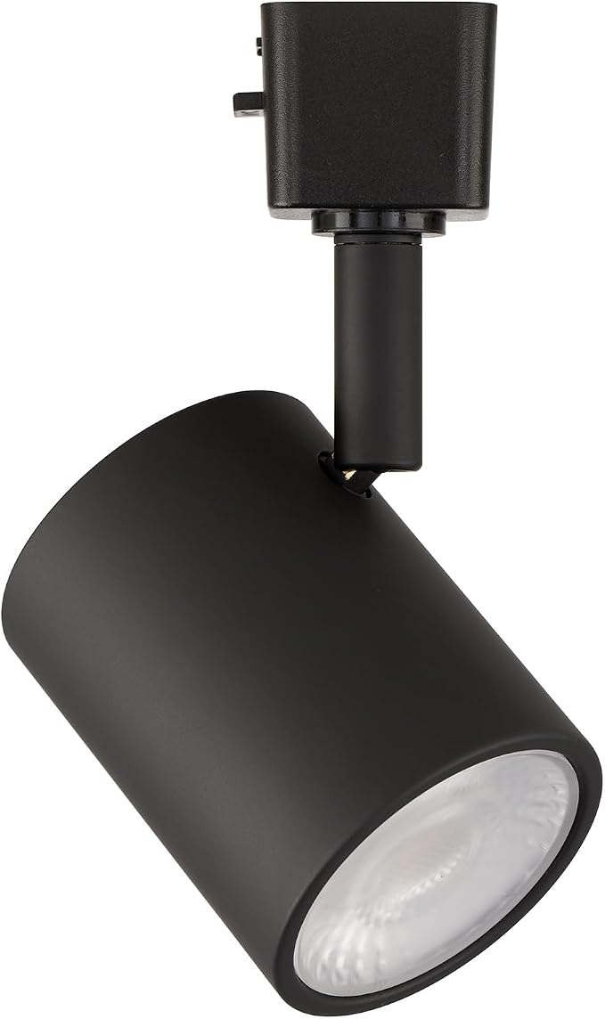 WAC Lighting Charge 8010 LED Adjustable Track Head 5-CCT Selectable 9W 865 Lumens Fully Dimmable in Black for H-Style 3 Wire Track