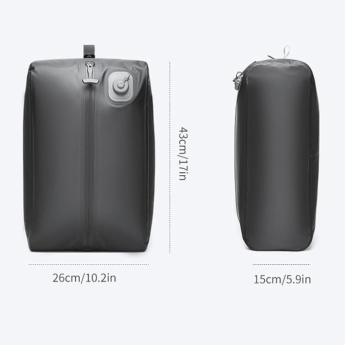 Automatic Vacuum Bag(Air Pump inside) Reusable Storage Bag Folding Outdoor Travel Compression Bag for Suitcases Backpack Luggage