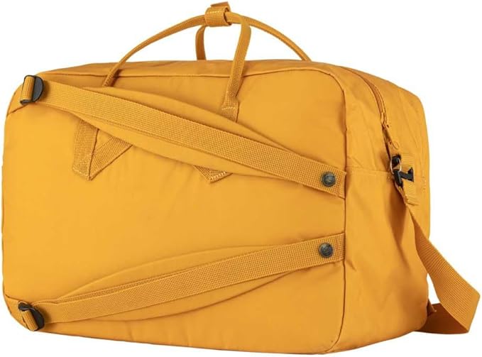 Fjallraven Kanken Weekender Bag, Large Travel Tote and Duffel for Overnight and Everyday Carry, Ochre, One Size