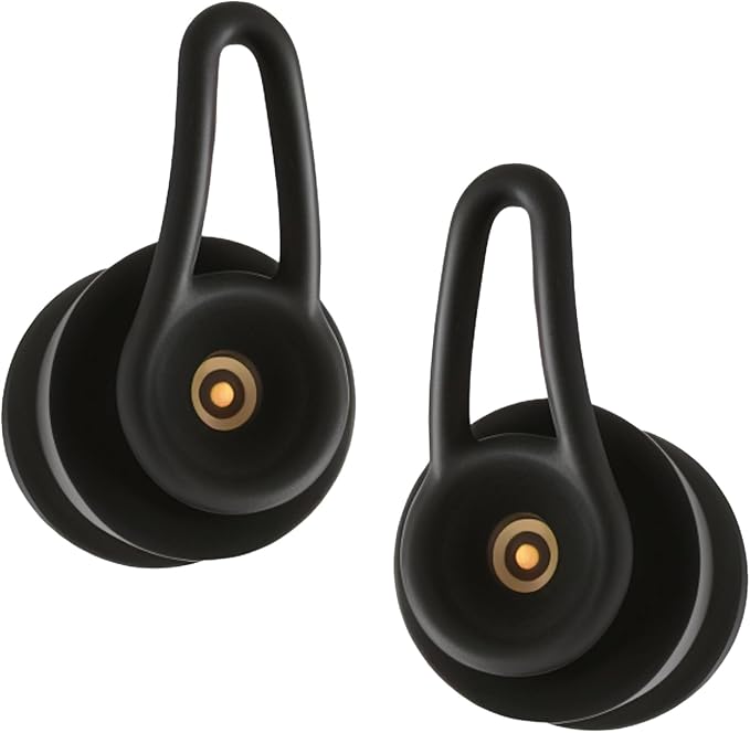 Side Sleeper Earplugs, 52dB Noise Reduction Silicone Ear Plugs for Sleeping, Pain-Free for Sensitive Ears, 3-Layer Anti-Slip, Reusable Set S/M/L + Case