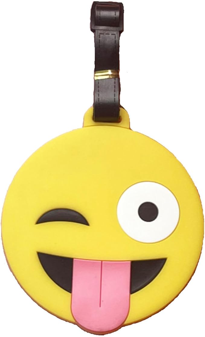 Tapp C. Travel Luggage Name Tag - Cute Emotion / StuckOutTongueWinkingEyes