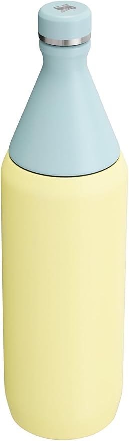 Stanley All Day Slim Bottle 34 oz | Twist On Lid with Leakproof Seal | Slim Design for Travel & Gym | Insulated Stainless Steel | BPA-Free | Pomelo