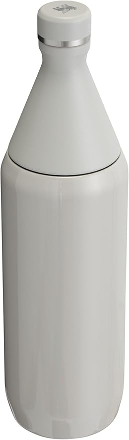 Stanley All Day Slim Bottle 34 oz | Twist On Lid with Leakproof Seal | Slim Design for Travel & Gym | Insulated Stainless Steel | BPA-Free | Ash