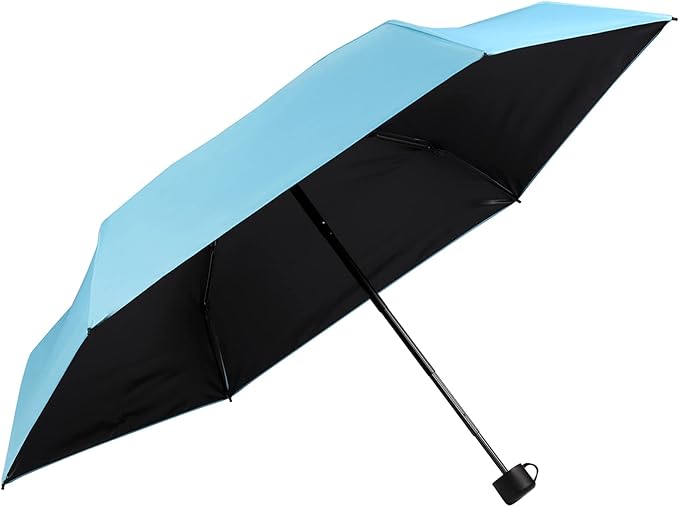 GAOYAING Compact Travel Umbrella with Case Sun&Rain Lightweight Small and Compact Suit for Pocket