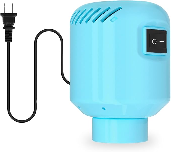 Electric Air Pump for Vacuum Storage Bag, Vacuum Seal Bags for Clothing Pump for Compression, Portable Vacpack Air Pump for Various Vacuum Bags for Travel Blue(Storage Bag Not Included)