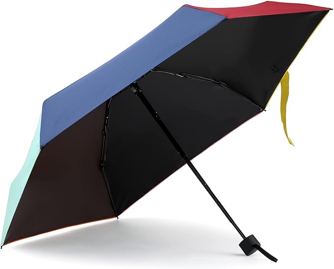 GAOYAING Compact Travel Umbrella with Case Sun&Rain Lightweight Small and Compact Suit for Pocket