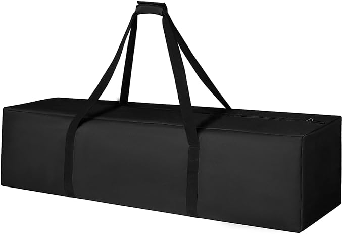 INFANZIA 50inch Sports Duffel Travel Bag, 145L Extra Large Duffel Luggage Bag with Upgrade Zipper, Water Resistant & Foldable Equipment Storage Bag for Camping Tent Tripod Fishing