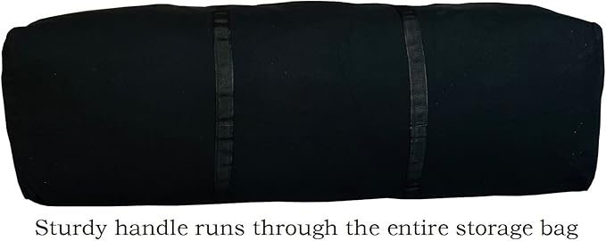 Extra Large Storage Canvas Duffle Bag for Travel, Black Oversized Giant Big Traveling Duffle Bag
