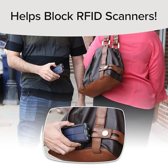 Slim Mint Ultra-Thin RFID-Blocking Wallet, AS-SEEN-ON-TV, ID Theft Protection, Easy to Carry, Reach Cards & Cash with a Touch of a Button, Aluminum Outer Shell, Crush-Resistant