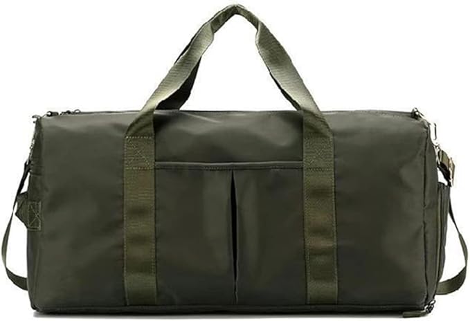 Men and Women's Travel Bag With Shoe Compartment Sports Tote Gym Bag Weekender Overnight Shoulder Bag