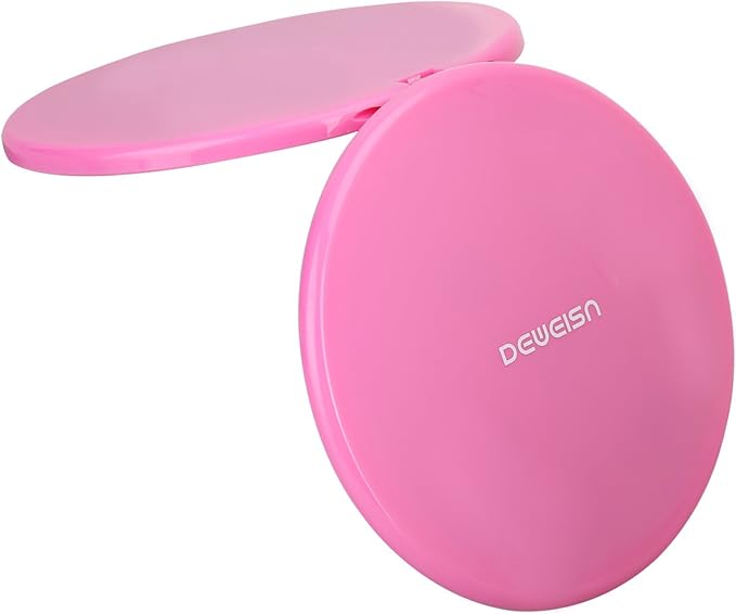 deweisn Magnifying Compact Cosmetic Mirror Elegant Compact Pocket Makeup Mirror, Handheld Travel Makeup Mirror with Powerful 10x Magnification and 1x True View Mirror for Travel or Your Purse