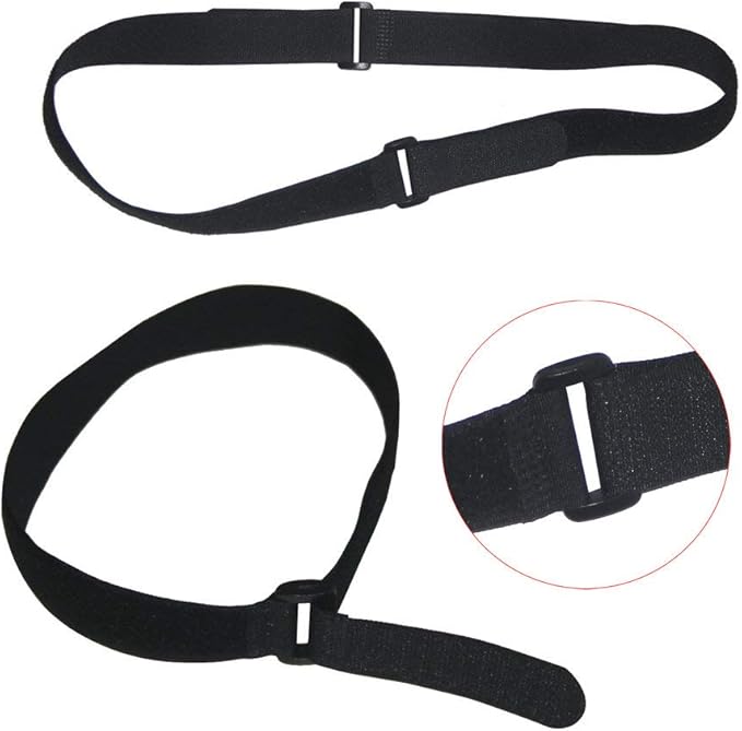 YiwerDer 32Pcs Reusable Fastening Cable Straps and Cable Ties with Buckles, Variety Sizes 8"-12"-18"-24"-36", Premium Adjustable Multi-Purpose Hook and Loop Cinch Strap Cord Ties