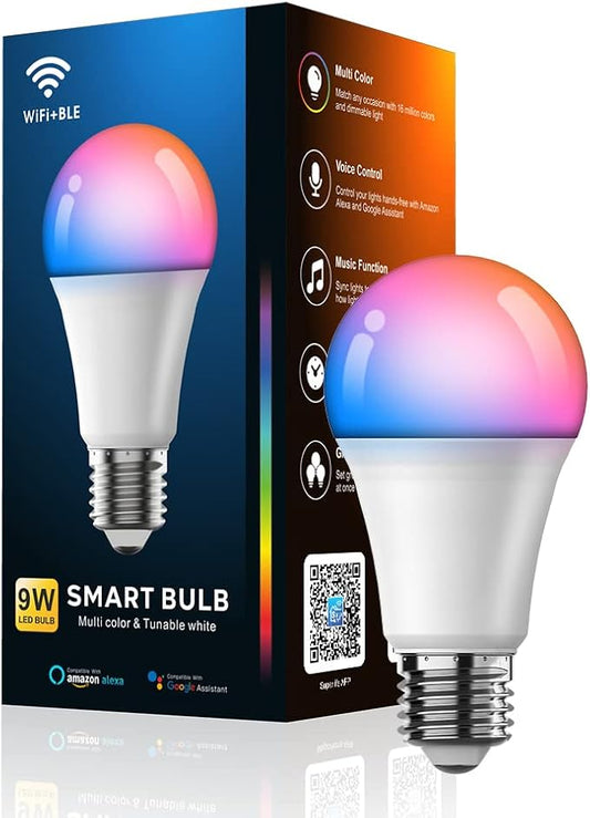 YHW Surplife App Smart WiFi Light Bulb-9W
