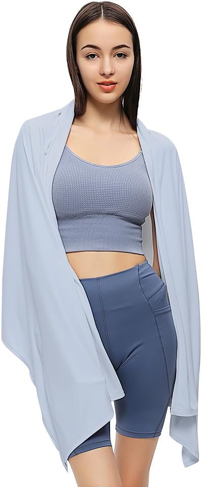 Sun Shawl UV Sun Protection UPF 50+ Beach Travel Scarf Wrap Summer Swimsuit Cover Up Cooling Blanket