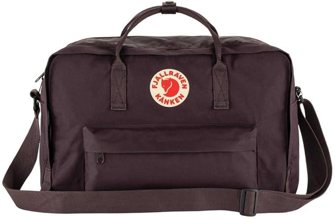 Fjallraven Kanken Weekender Bag, Large Travel Tote and Duffel for Overnight and Everyday Carry, Blackberry, One Size