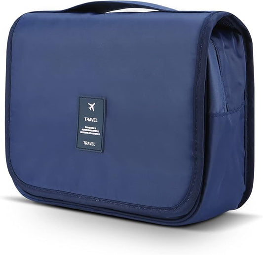 Mossio Hanging Toiletry Bag - Large Cosmetic Makeup Travel Organizer for Men & Women with Sturdy Hook