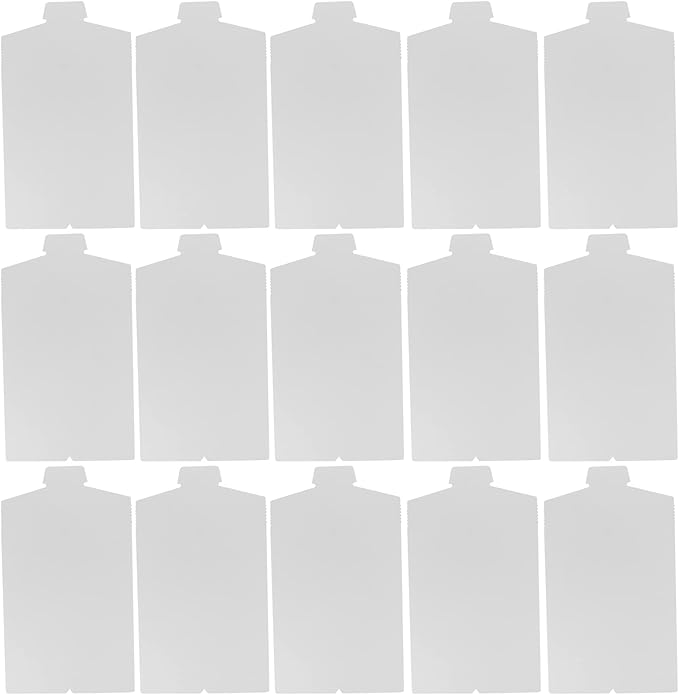 Healifty Shirt Cardboard Inserts, 20 Pack Shirt Packing Board to Prevent Wrinkles, 13.7x8.2 Folding Forms for Retail Clothing Packaging and Boutique Display, White Flat Paperboard