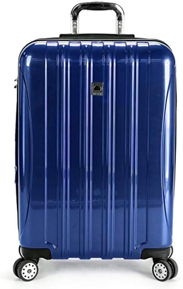 DELSEY PARIS Helium Aero Hardside Expandable Luggage with Spinner Wheels, Blue Cobalt, 2-Piece Set (21/24)