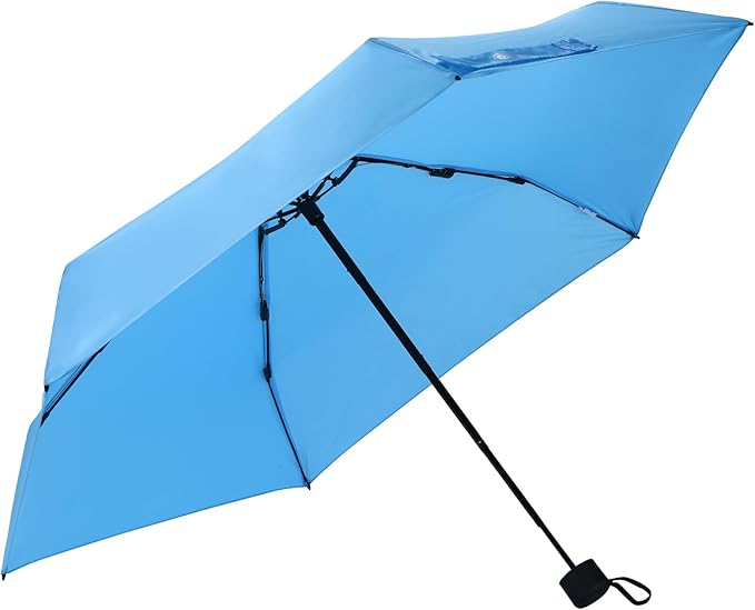 GAOYAING Small Mini Umbrella with Case Light Compact Design Perfect for Travel Lightweight Portable Parasol Outdoor Sun&Rain Umbrellas 34 Inches