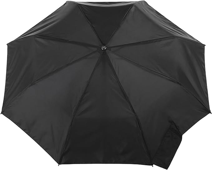 totes Titan Portable Travel Umbrella – Windproof, Waterproof, Strong, Compact Umbrella – Perfect for the Car, Backpack, and On-the-Go