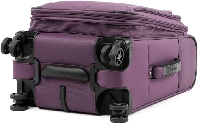 Travelpro Tourlite Softside 21" Expandable Luggage with 4 Spinner Wheels, Lightweight Suitcase, Carry-On, Deep Purple