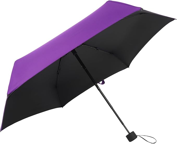 GAOYAING Compact Travel Umbrella with Case Sun&Rain Lightweight Small and Compact Suit for Pocket