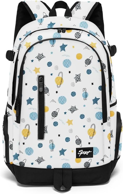 rickyh style School Backpack Travel Bag for Men & Women Lightweight College Back Pack with Laptop Compartmen