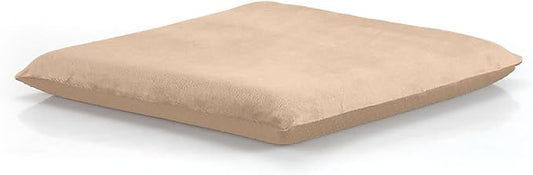 Augld Square Chair Seat Cushion Memory Foam Chair Cushion for Kitchen, Dining,Office or Car 18x18 in Beige