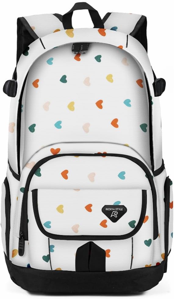 rickyh style School Backpack Travel Bag for Men & Women Lightweight College Back Pack with Laptop Compartmen