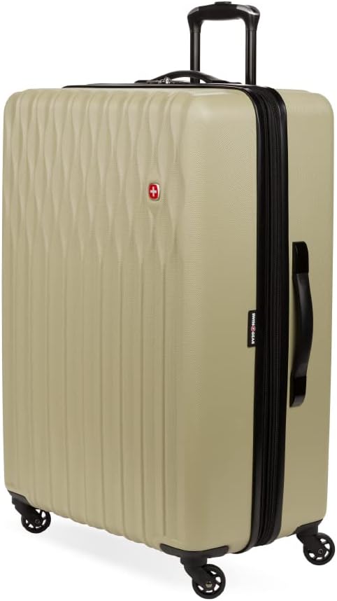 SwissGear 8018 Expandable Luggage, Hard Shell Large Luggage with Spinner Wheels