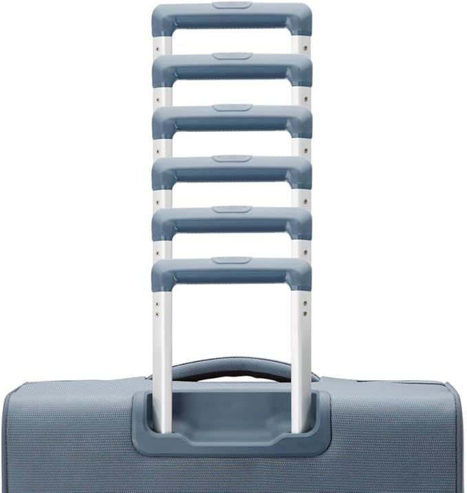 Samsonite UpLIFT Lightweight Large Checked Softside 3-Piece Luggage Set with Spinner Wheels - Expandable - Airline-Approved, Polyester Soft Suitcase for Ultra Light Travel - Elemental Blue