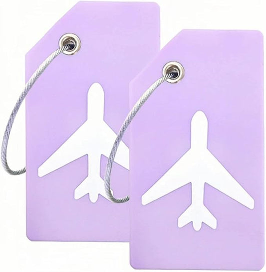 Silicone Luggage Tag with Name ID Card Perfect to Quickly Spot Luggage Suitcase