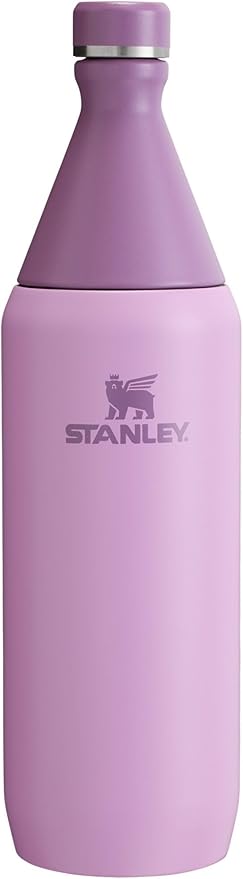 Stanley All Day Slim Bottle 34 oz | Twist On Lid with Leakproof Seal | Slim Design for Travel & Gym | Insulated Stainless Steel | BPA-Free | Lilac