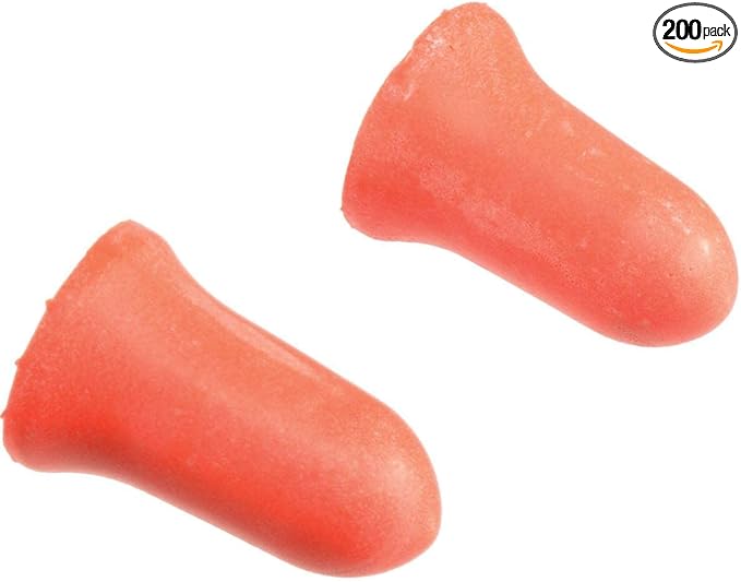 Howard Leight by Honeywell Maximum Disposable Earplugs Box, 200 Pair,Orange