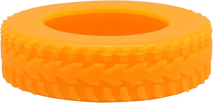 Hordion 8PCS Luggage Wheel Covers, Silicone Wheel Protector Covers Anti Scratch Noise Reduction Carry On/Travel Suitcase Wheel Protector for Luggage Suitcases Office Chair Caster Wheels, Orange