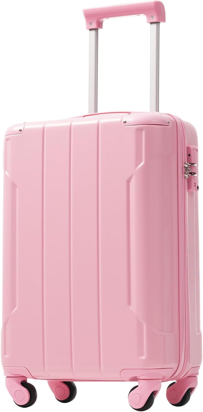 Merax 20 Inch Carry On Luggage Airline Approved, Hardshell ABS Suitcase with Spinner Wheels, TSA Lock, Lightweight Travel Luggage for Business Trips & Weekend Getaways
